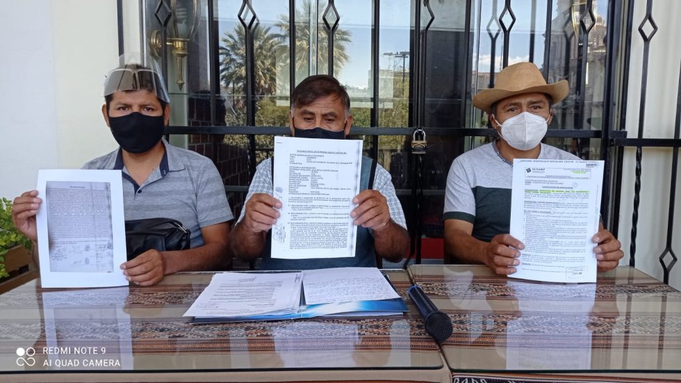 Arequipa: Denuncian usurpación de terrenos por falsos dirigentes en Yura