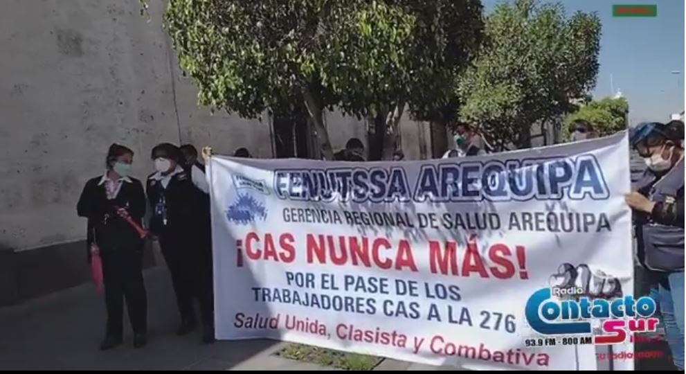 Arequipa: Trabajadores piden la ‘salida inmediata’ del Gerente Regional de Salud
