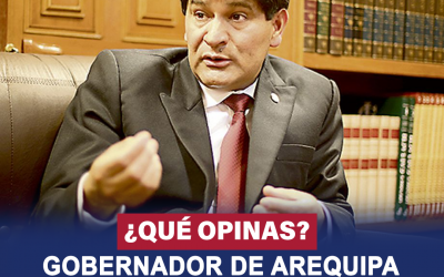 NACIONAL: GOBERNADOR DE AREQUIPA CUESTIONA AL TC POR FALLOS EN CONTRA DE LA SUNEDU