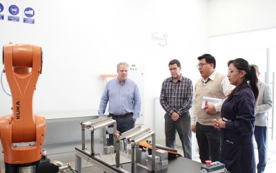 Presidente de la Asociación de Empresas del Parque Industrial (Adepia) visitó campus de la UTP en Arequipa