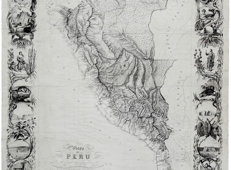 Ministerio de Cultura restaura Mapa del Perú de 1862 que fue mandado a elaborar por el presidente Ramón Castilla