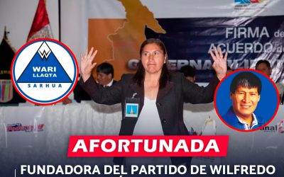 Fundadora del partido de Oscorima gana millonaria obra en Ayacucho