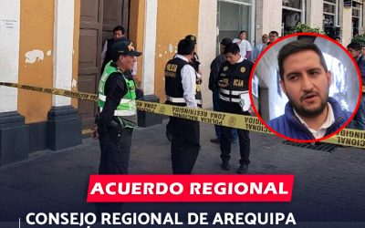 Consejo Regional de Arequipa aprobó solicitar Estado de Emergencia por incremento delincuencial en Arequipa