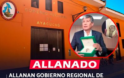 ALLANAN GOBIERNO REGIONAL DE AYACUHO TRAS RETIRO IRREGULAR DE DOCUMENTOS
