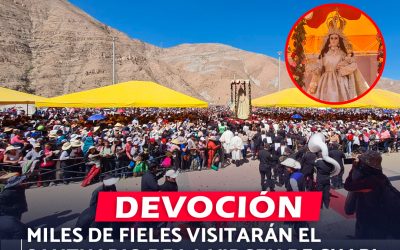 Miles de fieles visitarán el Santuario de la Virgen de Chapi en su día