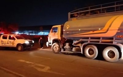 Denuncian intento de hurto de camión cisterna en Zamácola