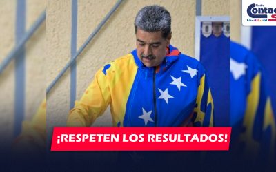 NICOLÁS MADURO VOTA A PRIMERA HORA