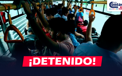 AREQUIPA: VARÓN ES DETENIDO TRAS SER ACUSADO DE HABER REALIZADO TOCAMIENTOS INDEBIDOS A MENOR DE 14 AÑOS EN UN BUS