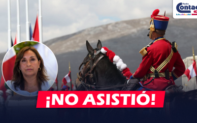 NACIONAL: PRESIDENTA DINA BOLUARTE NO ASISTIÓ A LA CEREMONIA EN CONMEMORACIÓN DE LOS 200 AÑOS DE LA BATALLA DE JUNÍN