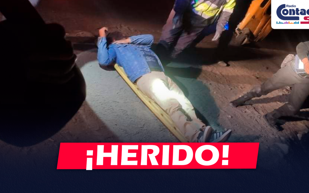 AREQUIPA: AUTO SE DESPISTA EN LA JOYA Y DEJA AL CONDUCTOR GRAVEMENTE HERIDO