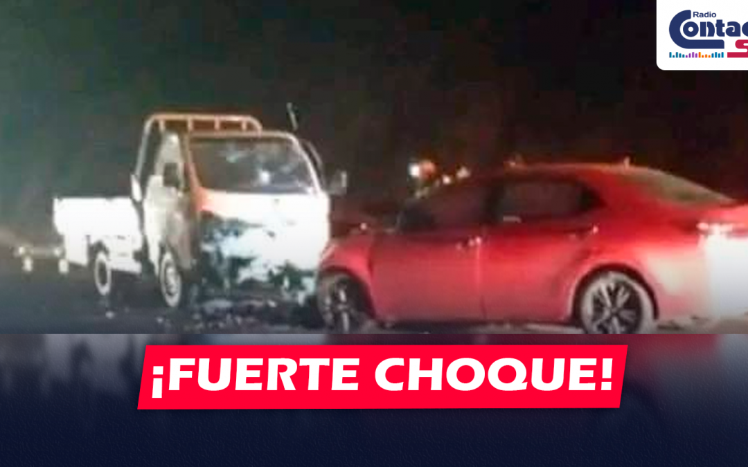 AREQUIPA: FUERTE CHOQUE EN LA CARRETERA CENTRAL DEJA HERIDOS Y RESTRINGE EL PASO MOMENTÁNEAMENTE