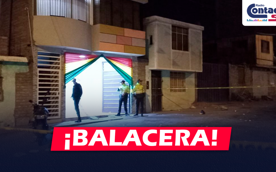 AREQUIPA: BALACERA SE DESATA EN EL DISTRITO DE PAUCARPATA DURANTE FIESTA PATRONAL Y DEJA UNA PERSONA HERIDA