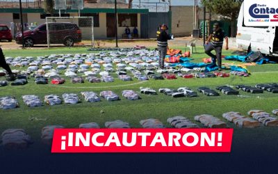 INTERVENCIÓN EN CARRETERA AREQUIPA – YURA AGENTES INCAUTAN SACOS DE ZAPATILLAS Y ARRESTAN A SOSPECHOSOS