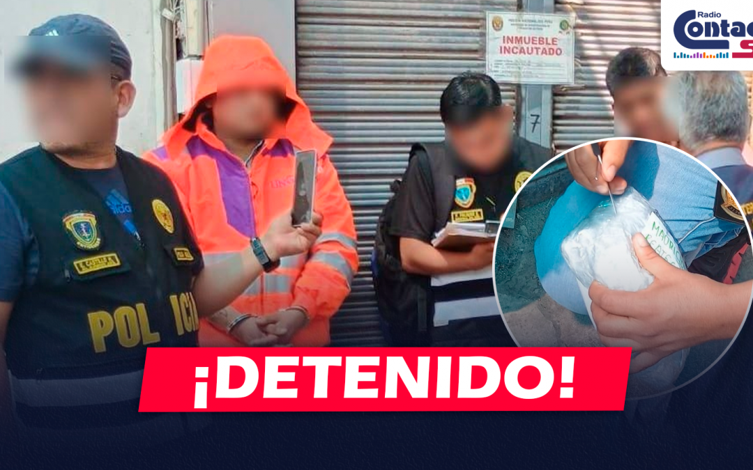 AREQUIPA: DETIENEN A VARÓN CON UN PAQUETE QUE CONTENÍA 500 GRAMOS DE CANNABIS SATIVA