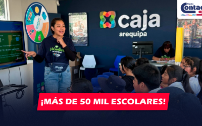 AREQUIPA: CAJA AREQUIPA RECIBE PREMIO POR CAPACITAR A MÁS DE 50 MIL ESCOLARES CON SU PROGRAMA EDUCATIVO “FINANZAS PARA TODOS”