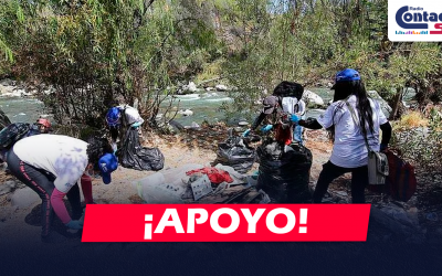 VOLUNTARIOS Y LA AUTORIDAD NACIONAL DEL AGUA REALIZAN JORNADA DE LIMPIEZA EN LA RIBERA DEL RÍO CHILI