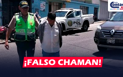 AREQUIPA: FALSO CHAMAN ES DETENIDO EN ALTO SELVA ALEGRE LUEGO DE HACER DESNUDAR A UNA MUJER MIENTRAS SE MASTURBABA