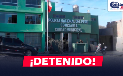 AREQUIPA: VARÓN ES DETENIDO LUEGO DE AGREDIR Y AMENAZAR CON UN ARMA DE FUEGO A SU PAREJA