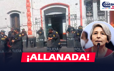 AREQUIPA: POLICÍAS Y LA FISCALÍA ALLANAN LAS VIVIENDAS DE LA CONGRESISTA MARÍA AGÜERO POR CASO “MOCHASUELDOS”