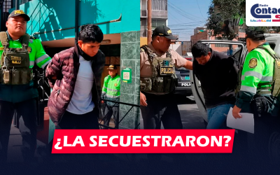 AREQUIPA: DETIENEN A DOS SUJETOS QUE HABRÍAN SECUESTRADO A UN JOVEN DE 20 AÑOS QUE FUE TRAÍDA A AREQUIPA CON ENGAÑOS