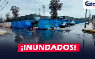 AREQUIPA: PUESTOS DE VENTA EN EL ESTADIO MELGAR TERMINAN INUNDADOS LUEGO DEL ROBO DE MEDIDORES DE AGUA