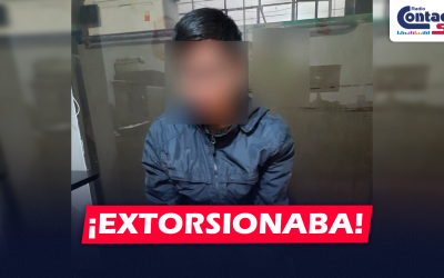 AREQUIPA: DETIENEN A VARÓN ACUSADO DE EXTORSIÓN Y EXIGIR EL PAGO DE S/5 MIL EN ALTO LIBERTAD