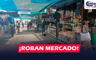 AREQUIPA: DELINCUENTES INGRESAN AL MERCADO HORACIO ZEVALLOS Y SE LLEVAN MERCADERÍA DE VARIOS PUESTOS