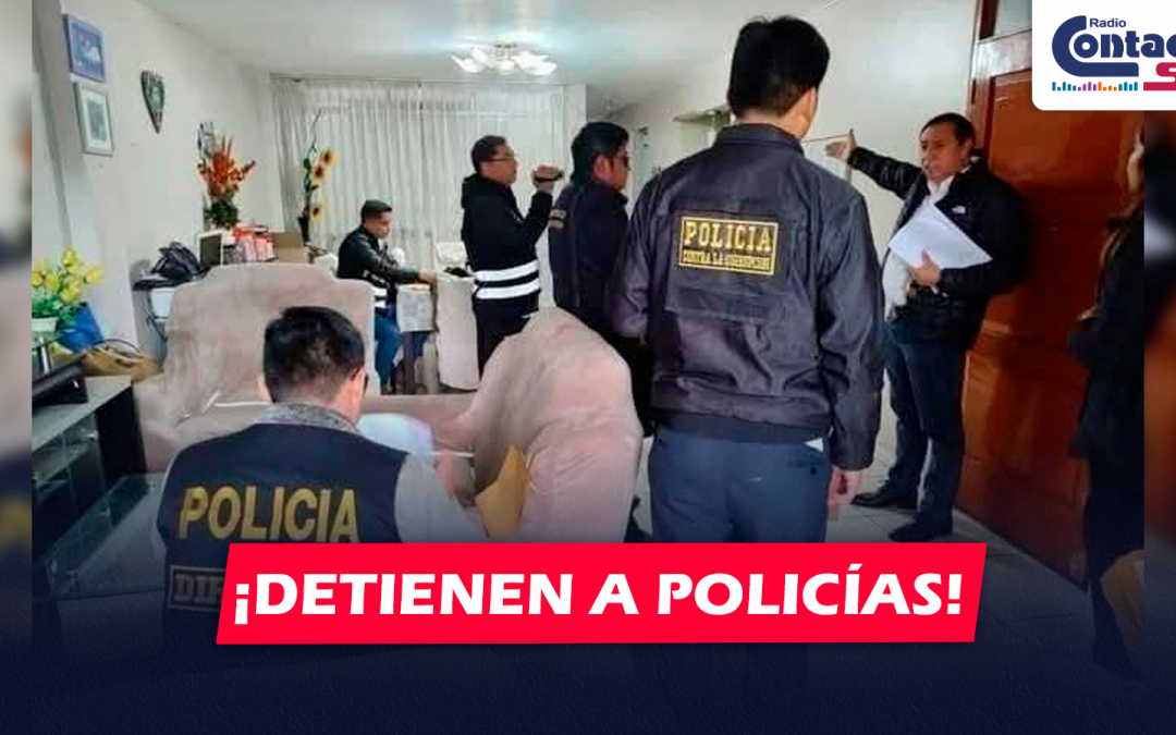 NACIONAL: DIRCOCOR JUNTO CON AGENTES DE LA FISCALÍA ALLANAN 11 INMUEBLES Y DETIENEN POLICÍAS QUE COBRABAN COIMAS