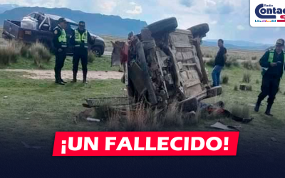 NACIONAL: FUERTE ACCIDENTE EN LA REGIÓN DE PUNO DEJA A UNA PERSONA FALLECIDA