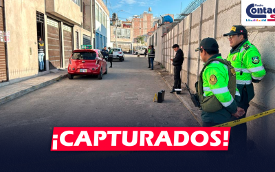 AREQUIPA: CAPTURAN A DOS INTEGRANTES DE LA BANDA DELINCUENCIAL “LOS MÁGICOS DE AREQUIPA” EN CERRO JULI