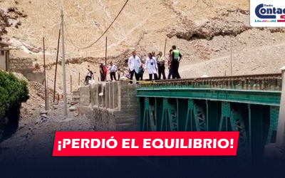 AREQUIPA: MUJER PIERDE LA VIDA TRAS CAER DEL PUENTE FERROVIARIO TINGO GRANDE EN HUNTER