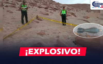 AREQUIPA: ENCUENTRAN EXPLOSIVO EN LA JOYA Y VECINOS DAN AVISO A LA UDEX PARA DESACTIVARLO