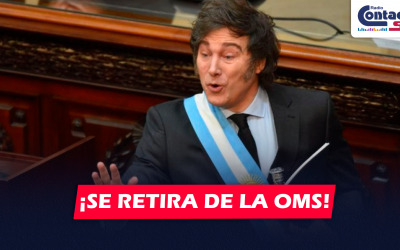 INTERNACIONAL: PRESIDENTE DE ARGENTINA JAVIER MILEI DECIDE RETIRAR A SU PAÍS DE LA OMS