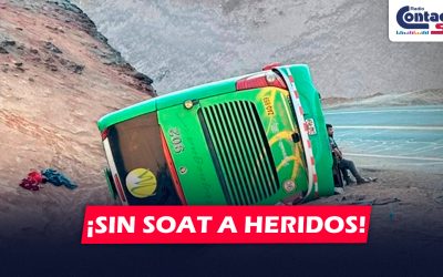 AREQUIPA: HERIDOS DEL ACCIDENTE EN COCACHACRA PIDEN INTERVENCIÓN DE LA EMPRESA DE TRANSPORTE PARA NO GASTAR EN MEDICAMENTOS