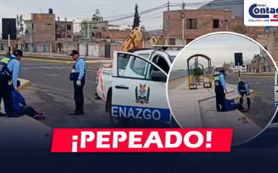 AREQUIPA: ENCUENTRAN A VARÓN INCONSCIENTE Y BOTANDO ESPUMA EN LA AV. BICENTENARIO