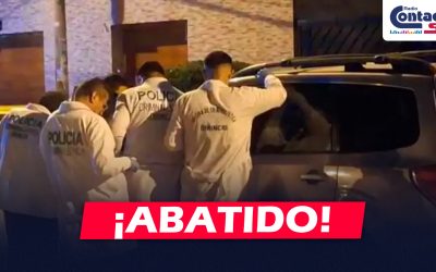 NACIONAL: DELINCUENTE TERMINA ABATIDO LUEGO DE BALACERA ENTRE ASALTANTES Y UN GRUPO DE POLICÍAS DE CIVILES