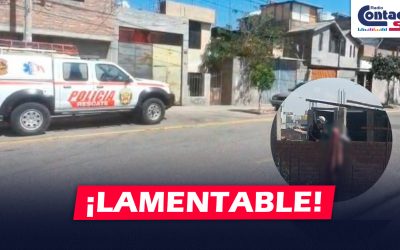 AREQUIPA: HALLAN CUERPO SIN VIDA DE UN VARÓN EN UNA COLUMNA DE UNA VIVIENDA EN SOCABAYA