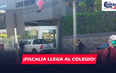 AREQUIPA: FISCALÍA Y LA PNP LLEGA AL COLEGIO LORD BYRON COMO PARTE DE LAS DILIGENCIAS POR DENUNCIA DE ABUSO SEXUAL