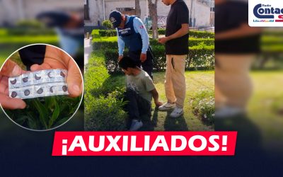 AREQUIPA: HALLAN DOS JÓVENES INCONSCIENTE EN LA PLAZA DE SAN LÁZARO QUE HABRÍAN SIDO PEPEADOS