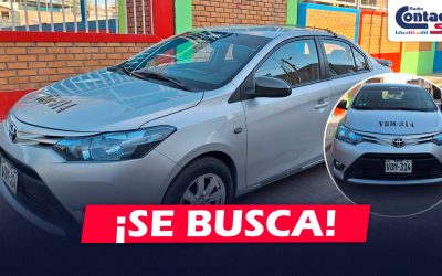 AREQUIPA: AUTO FUE ROBADO EN LA ZONA DE MIGUEL GRAU EN PAUCARPATA CUALQUIER INFORMACIÓN AL 959-207-760 O 940-183-563
