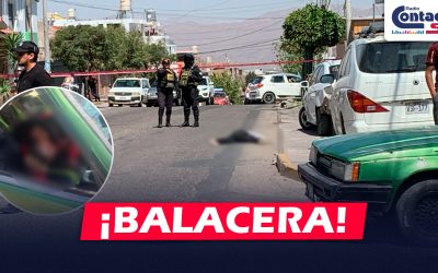 AREQUIPA: BALACERA REGISTRADA A UNA CUADRA DEL ESTADIO ARTURO DÍAZ HUERTA DEJA 2 FALLECIDOS Y 2 HERIDOS DE GRAVEDAD