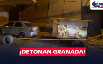 AREQUIPA: DELINCUENTES DETONAN GRANADA EN LA AV. DOLORES Y CAUSA EL MIEDO EN VECINOS