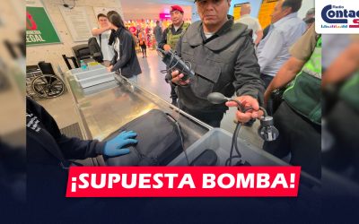 AREQUIPA: SUPUESTO EXPLOSIVO EN EL AEROPUERTO RODRÍGUEZ BALLÓN TERMINÓ SIENDO UN TENSIÓMETRO
