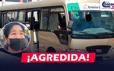 AREQUIPA: DENUNCIA QUE CONDUCTOR DE LA EMPRESA C GRAMPO LA AGREDIÓ VERBALMENTE TRAS QUERER COBRAR S/2 PASADA LAS 21:00 HORAS