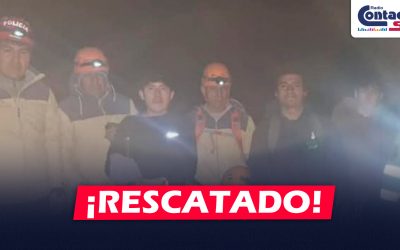 AREQUIPA: RESCATAN A TRES JÓVENES QUE SE ENCONTRABAN ATRAPADOS EN UN ACANTILADO EN EL DISTRITO DE YURA