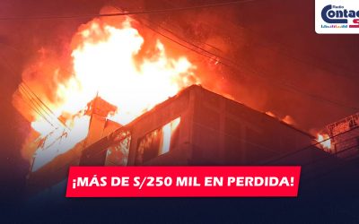 AREQUIPA: INCENDIO REGISTRADO EN MIRAFLORES HABRÍA DEJADO MÁS DE S/250 MIL EN PERDIDAS