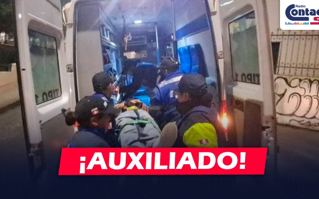 AREQUIPA: VARÓN DE 17 AÑOS ES AUXILIADO TRAS CAER DEL PUENTE GRAU Y LOGRAR SOBREVIVIR