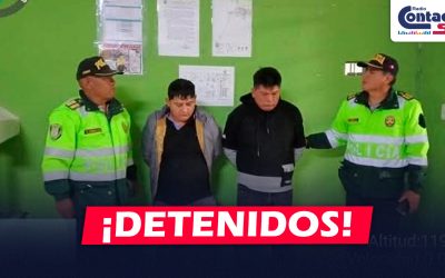 AREQUIPA: DETIENEN A DOS VARONES ACUSADOS DE HABER ROBADO S/200 MIL EN EFECTIVO Y UNA COCHINILLA VALORIZADA EN USD 30 MIL
