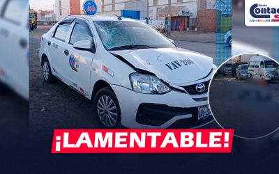 AREQUIPA: VARÓN DE 62 AÑOS PIERDE LA VIDA TRAS SER ATROPELLADO POR TAXISTA EN LA VÍA EVITAMIENTO