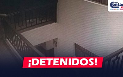 AREQUIPA: PAREJA ROBA MOCHILA EN HOSTAL Y SE OCULTAN EN UNA DE LAS HABITACIONES HASTA SER DETENIDOS